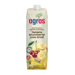 Agros Φρουτοποτό Μπανάνα-Βύσσινο 1lt