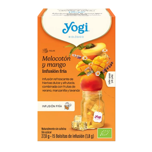 Yogi ice tea Mango Yogi ice tea Ροδάκινο & Μάνγκο 27γρ. - Image 1
