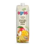 Agros 100% Χυμός Μάνγκο-Μήλο 1lt