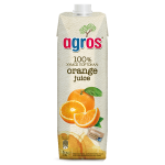 Agros 100% Χυμός Πορτοκάλι 1lt