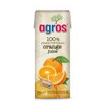 Agros 100% Χυμός Πορτοκάλι 250ml