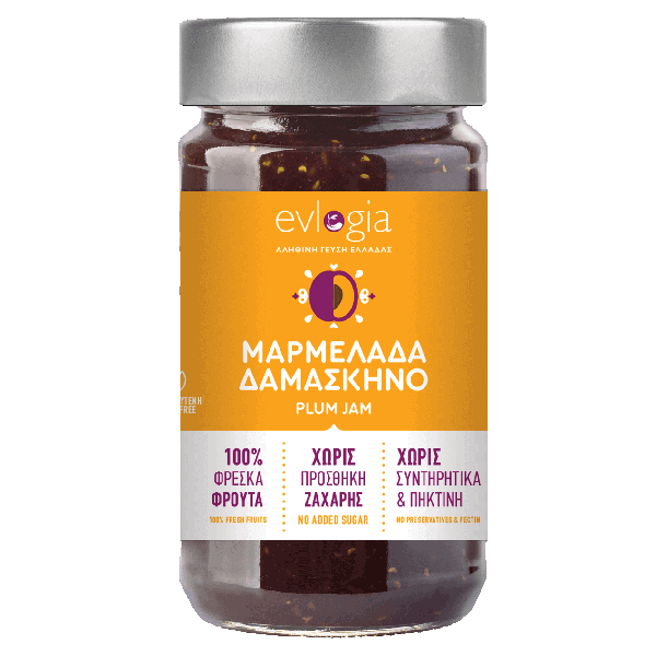 Μαρμελάδα Δαμασκηνο Μαρμελάδα Δάμασκηνο evlogia 280γρ. - Image 1