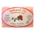 Λεσβιακή Γη Σαπούνι Ελαιολάδου Τριαντάφυλλο 100γρ.