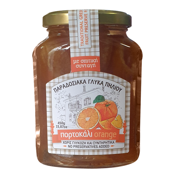 Χρυσό μήλο Γλυκό κουταλιού Πορτοκάλι 450γρ.