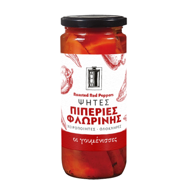 Ψητές Πιπεριές Φλωρίνης Ψητές Πιπεριές Φλωρίνης Οι γουμένισσες 450γρ. - Image 1